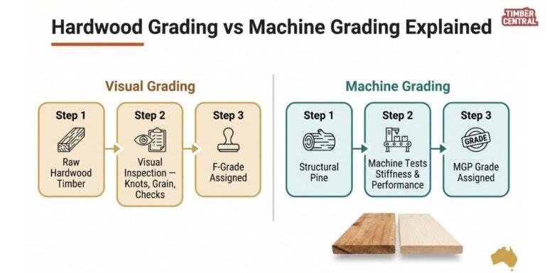 F5 vs MGP10 is not a direct strength comparison because the two grades come from different timber grading systems